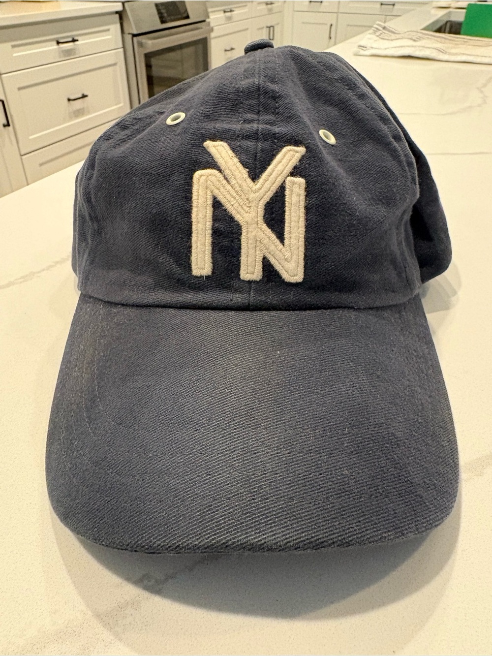 Vintage Blue Marlin New York Black Yankees 1935 Negro League Baseball Hat/Cap